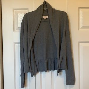 Loft Outlet peplum cardigan